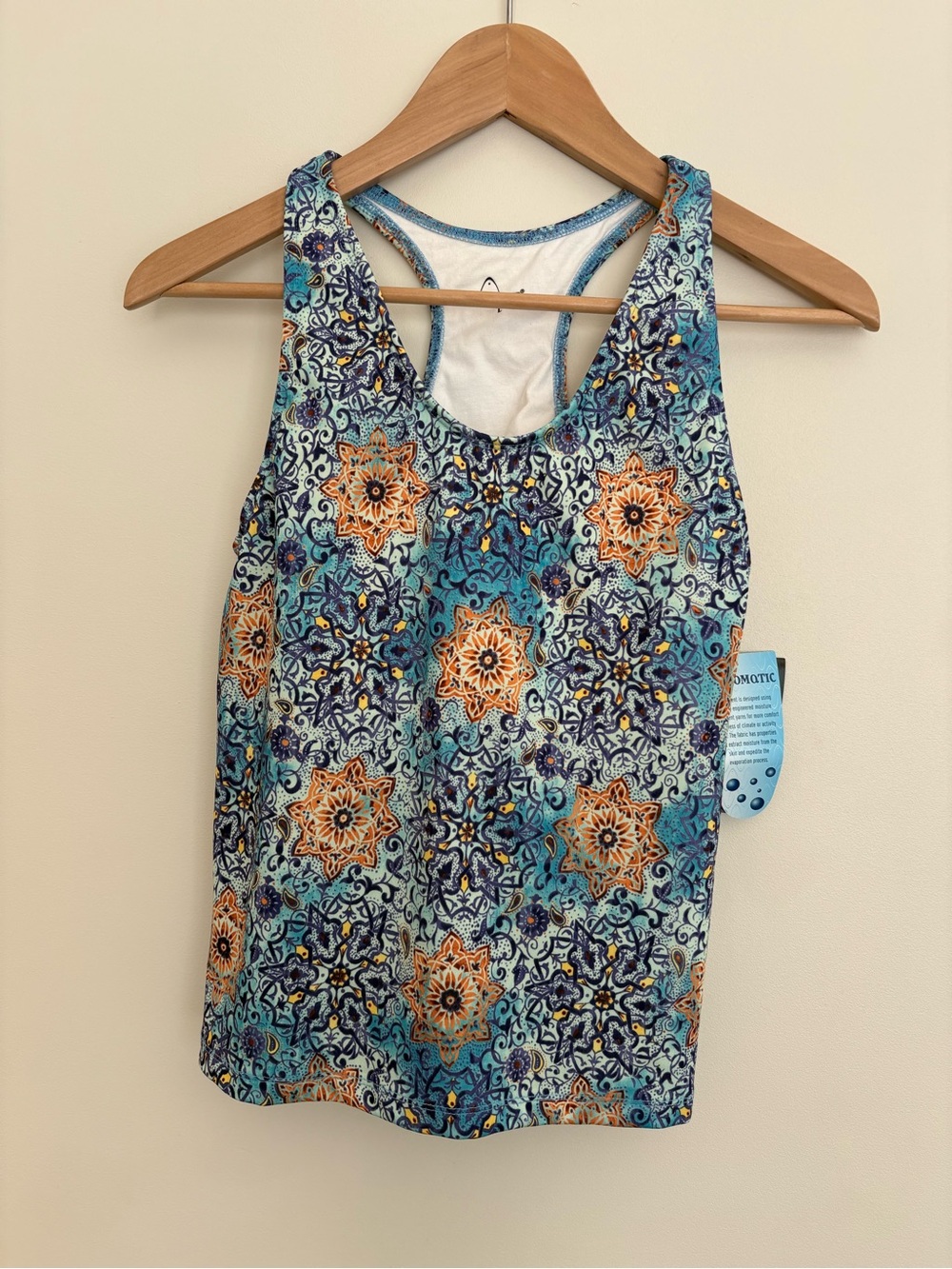 HEAD NEW Printed Racerback Tank Top L